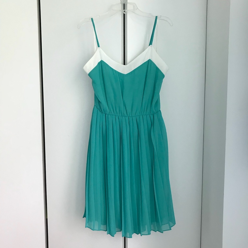 The Impeccable Pig Fit and Flare Pleated Dress
